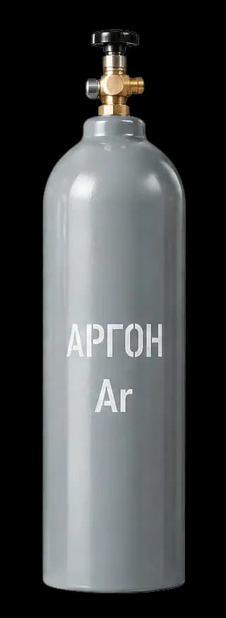 Серый баллон с аргоном